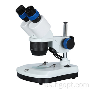 SWF10X Microscopio binocular estereo óptico con luz LED